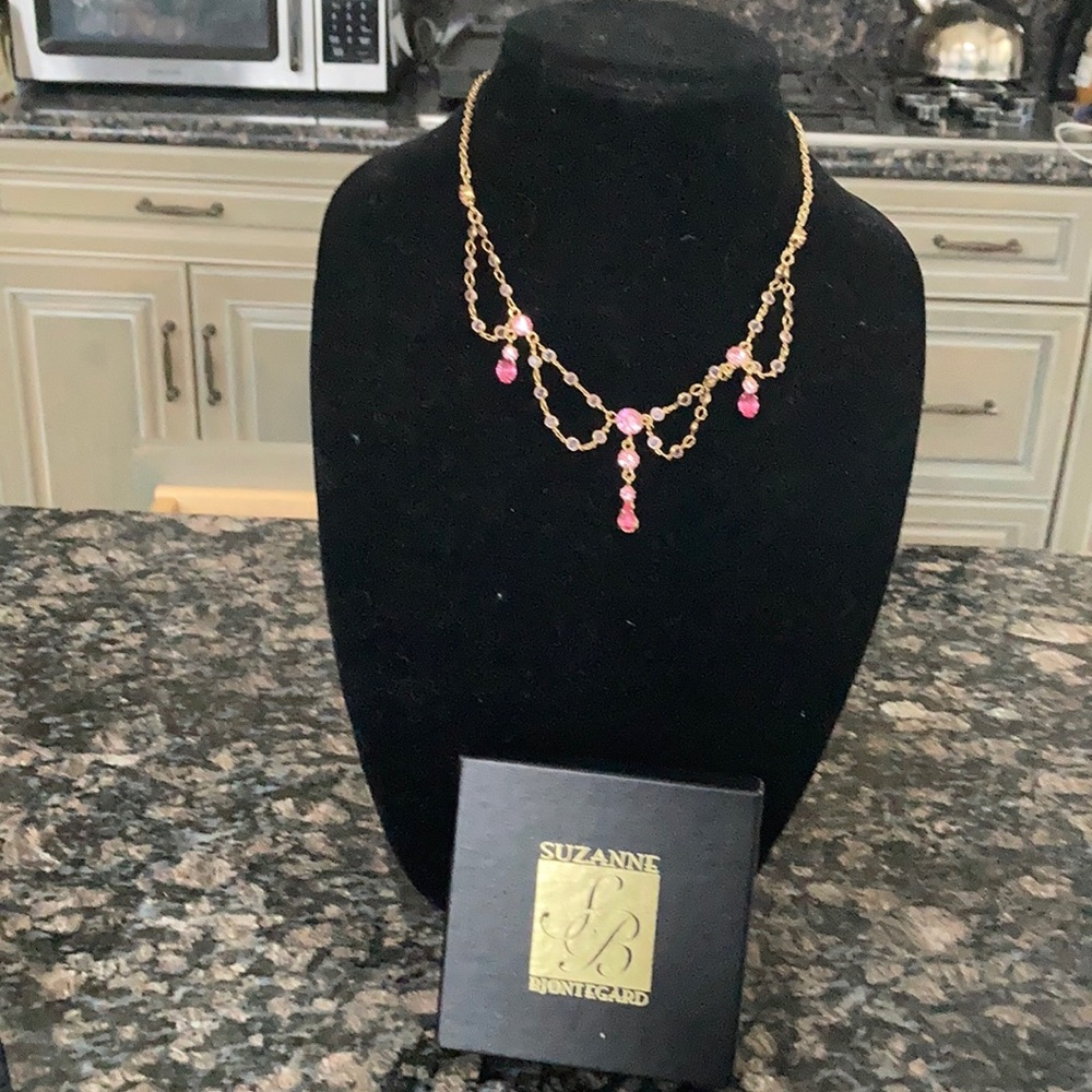 SUZANNE BJONTEGARD RHINESTONE NECKLACE